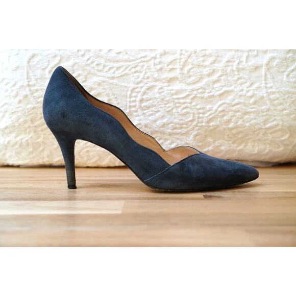 Cole Haan Cushioned Insole Grand OS Suede Courts Heels Pumps Dark Gray Size 6 - Picture 2 of 14